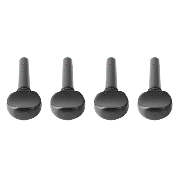 4Pcs Violin Tuning Peg Portable Fine Appearance Wood Violin Peg Replacement Black M00590