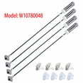 thumbnail image 1 of W10780048 Washer Suspension Rod Kit (23.6in) for Whirlpool Kenmore Maytag Amana Washing Machine - 4 Pack, 1 of 9