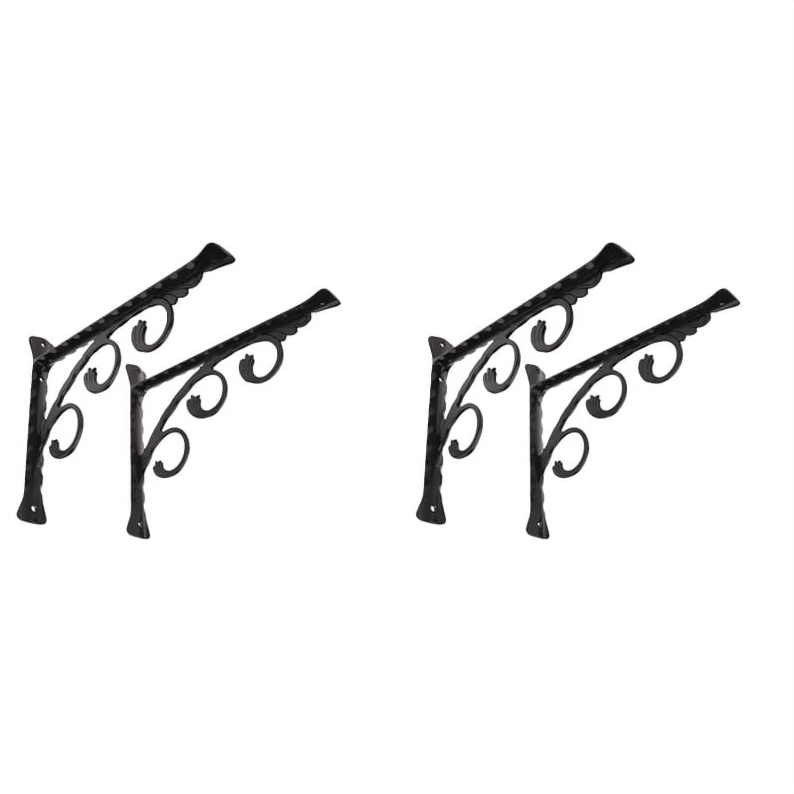 4Pcs Wall Mounted L Shaped Angle Bracket Multifuntional Brace Shelf