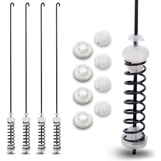 4Pcs Washer Suspension Rod Kit Replaces For Amana NTW4605EW0 NTW4516FW1 NTW4516FW2 NTW4516FW3