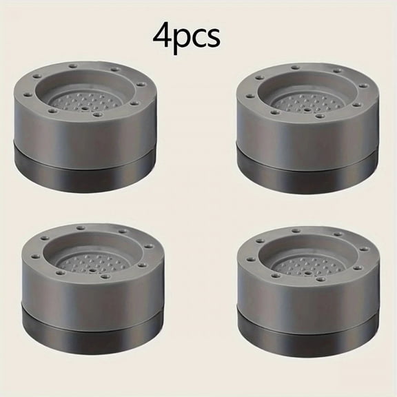4Pcs Washing Machine Anti Vibration Pads Universal Rubber Feet Legs Mat Dryer Refrigerator Base Non-Slip Fixed Pad Foot Pad