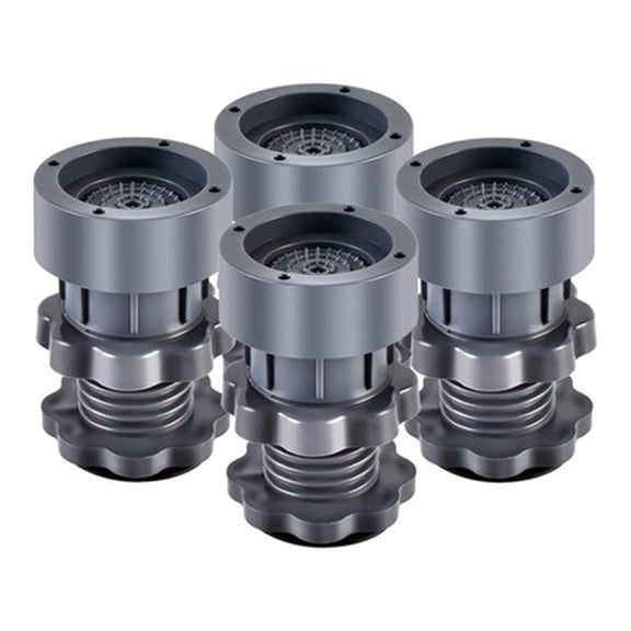 4Pcs Washing Machine Foot Pad Adjustable Height Slipstop Silent Skid Raiser Mat Furniture Washing Machine Support Dampers Stand