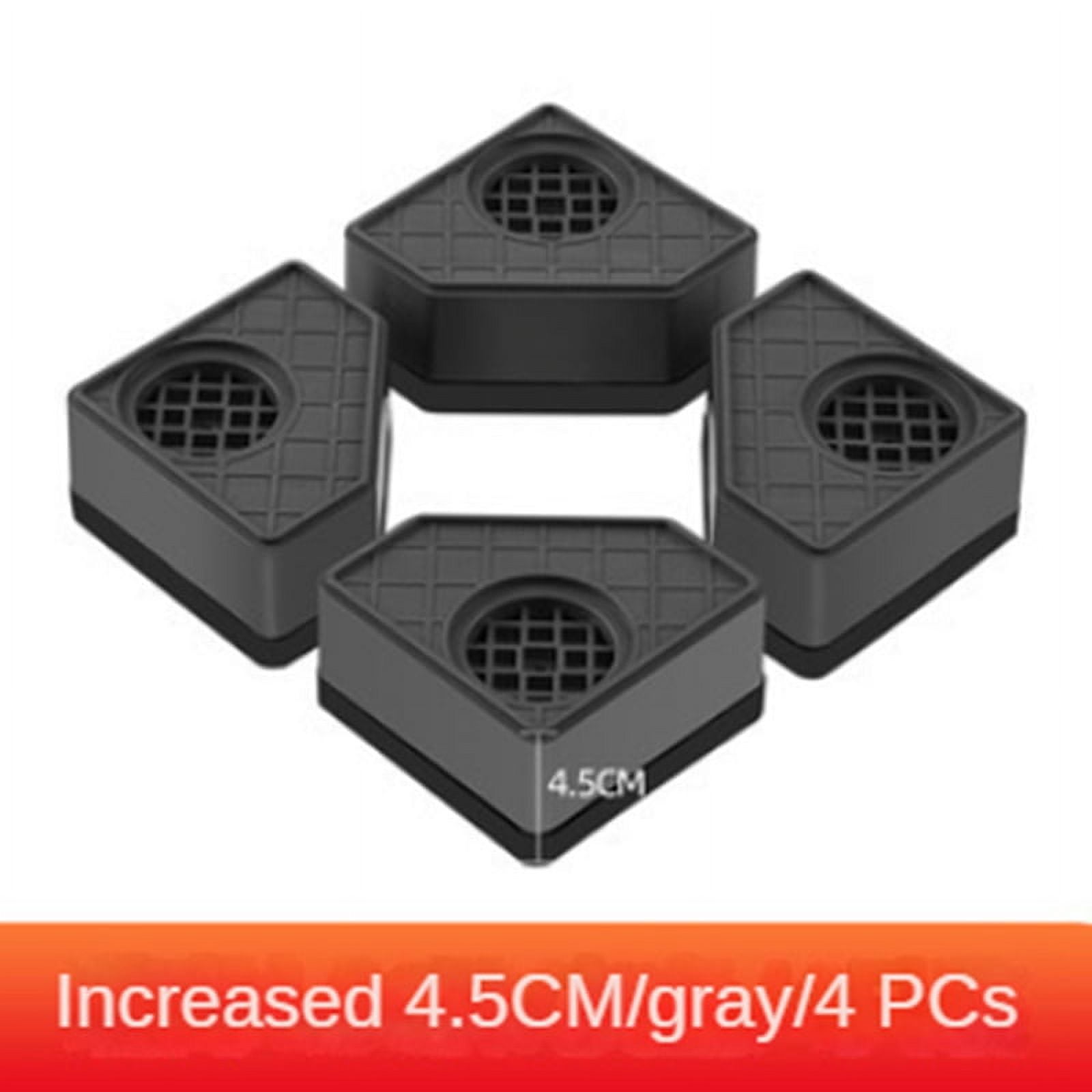4Pcs Washing Machine Height Increase Pads Anti Pads Silent Skid Raiser