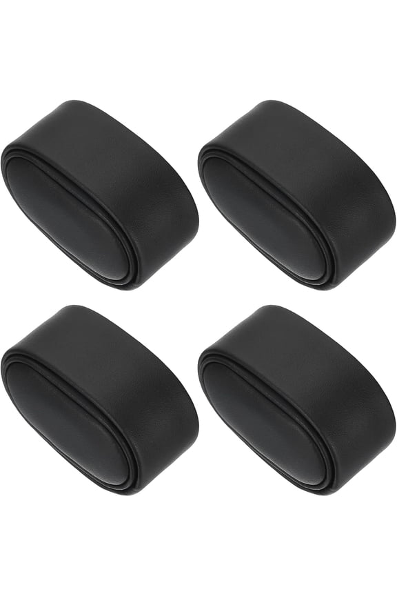 4Pcs Watch Display Pillow, 2.68" x 1.18" 1.77" Bracelet Pillow PU Leather for Box Bangle Cushions Storage, Black