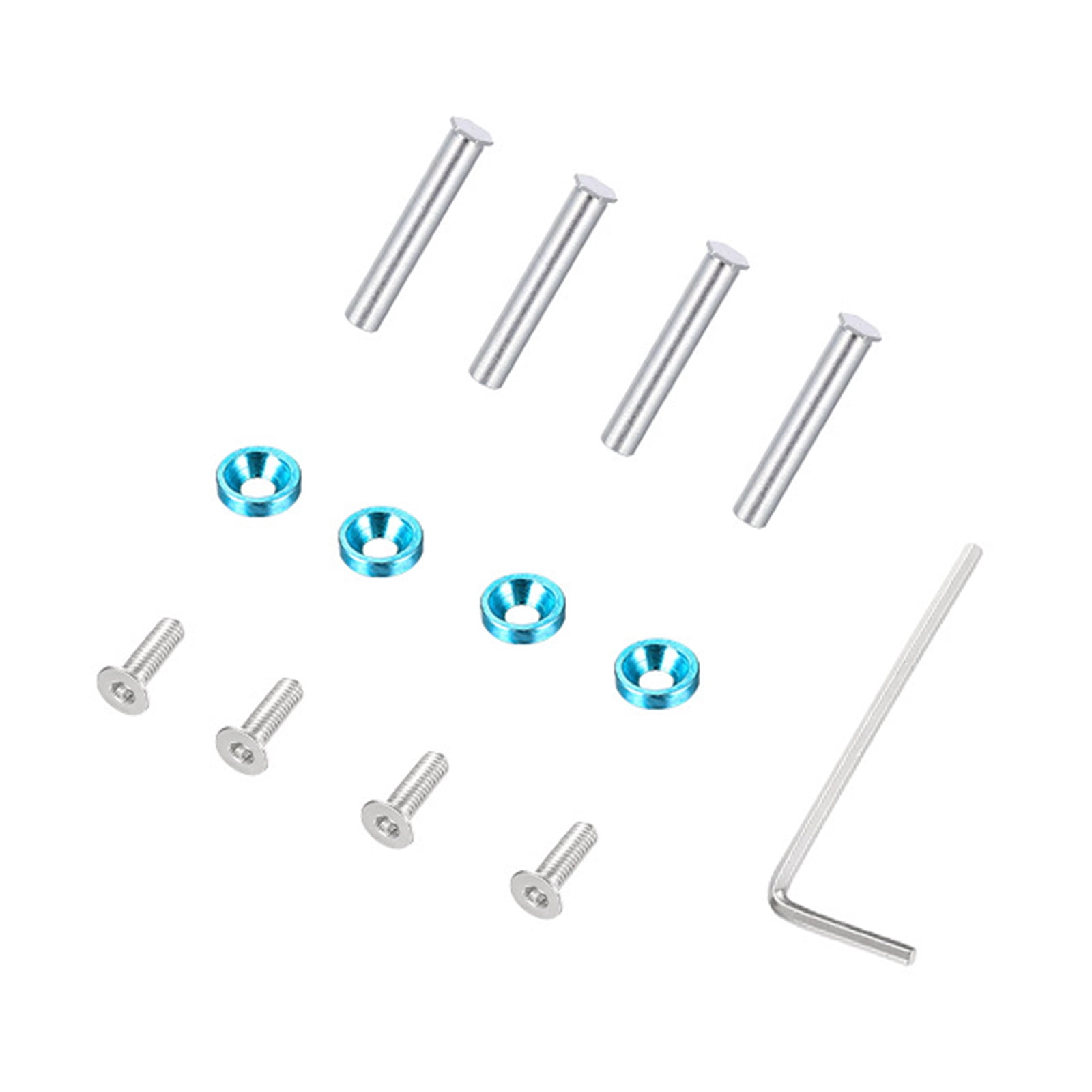 Mini Radiator Screws 4Pcs Water Cooling Radiator Fitting Professional Long Short Screws Fan ...
