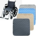 thumbnail image 1 of 4Pcs Waterproof Chair Pads for Incontinence, 20" x 20" Washable & Reusable Seat Protector Pads for Chair Seat Wheelchair, Multicolor, 1 of 8