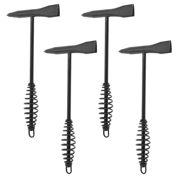4Pcs Welding Chipping Hammer High Carbon Steel Welding Slag Hammer with Coil Spring Handle for Cleaning Removing Slag