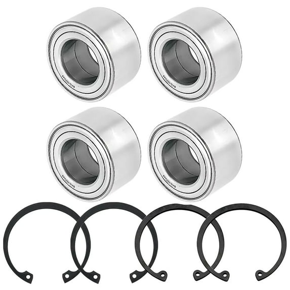 4Pcs Wheel Bearings Set for Polaris Ranger ATV/UTV Stainless Steel Sealing Cover, Ensures Stable Vehicle Performance