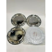 4Pcs Wheel Caps Center Caps HubCap for 2007-14 Escalade Colored Crest 22 Wheel Rim, Chrome #9596649, Silver, 69574125