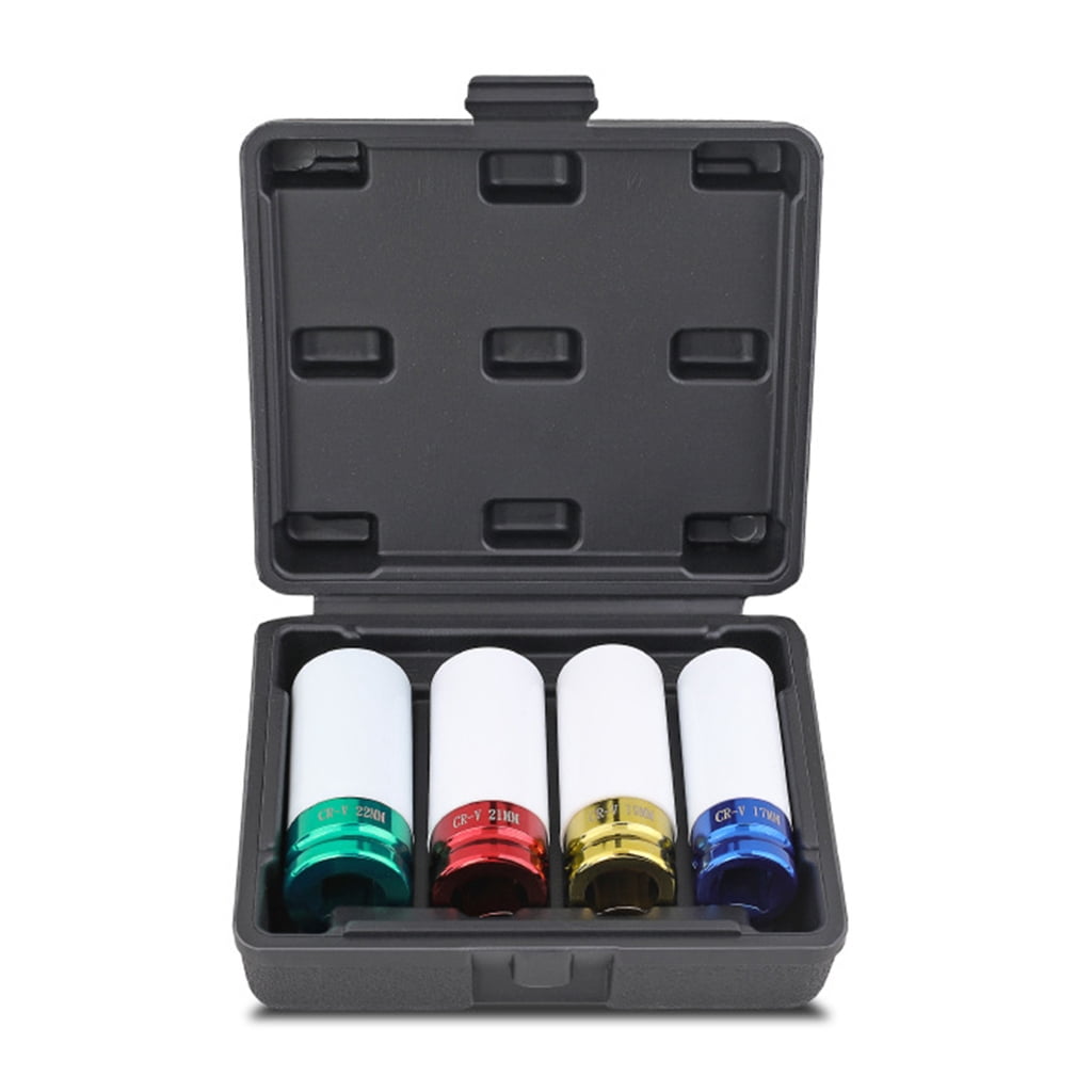 4Pcs Wheel Socket Set Impact Wrench Wheel Protector Impact Socket ...