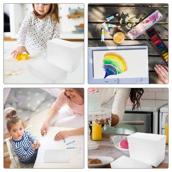 Milisten DIY Craft Foam Blocks for Decoration and Art Projects (4Pcs)