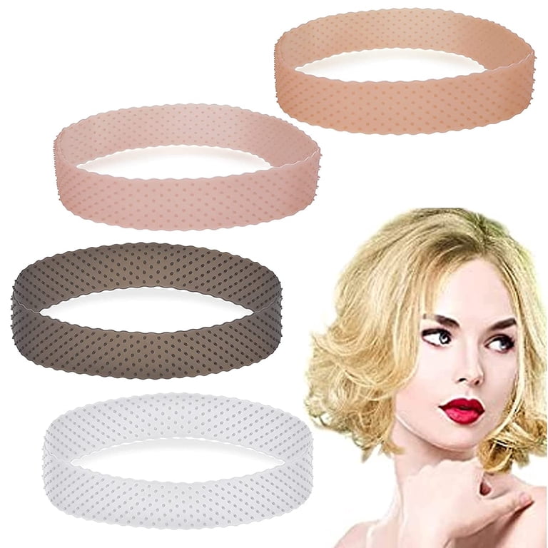 Dockapa 4Pcs Silicone Wig Grip Band, Adjustable Elastic Wig  display picture 3
