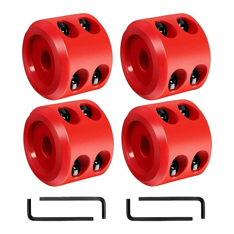 China 4pcs Winch Stopper Compatible with ATV SUV ORV Cable Hook Rubber Stopper Winch Prevent Bouncing Fraying Red