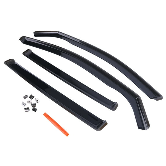 4Pcs Wind Deflectors Compatible for Toyota RAV4 2019-2025 In-Channel Rain Guards for Wind Rain Sun Protection