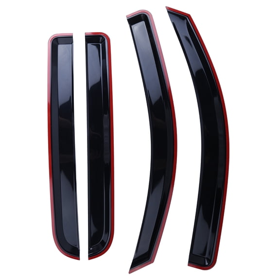 4Pcs Wind Deflectors Window Vent Visors Rain Guard Compatible for Chevrolet Silverado 1500 Crew Cab 2014-2018 Rain Shield Shade Sun Protection Replacement