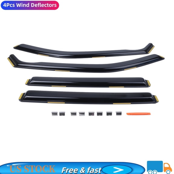 4Pcs Wind Deflectors Window Vent Visors Rain Guard for Ford Explorer 2020-2026 Rain Shield Shade Sun Protection Replacement