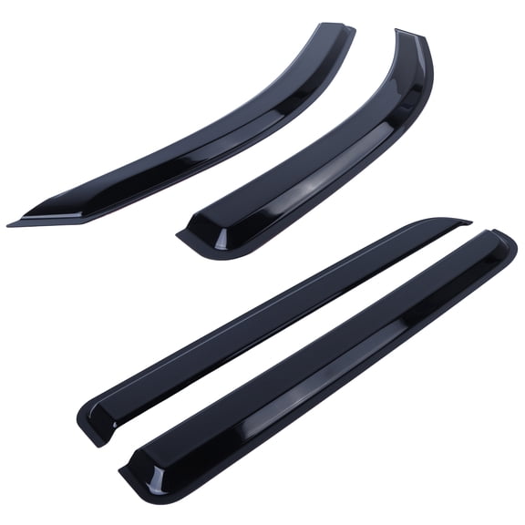4Pcs Wind Deflectors for Chevy Silverado 1500 Crew Cab 2014-2018, Rain Guard