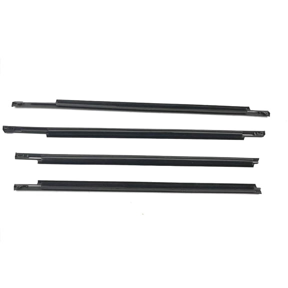 4Pcs Window Outer Weatherstrips For Toyota Prius 2004-2009 Side Door Window Glass Rubber Belt Moulding Trim Sealing Protector