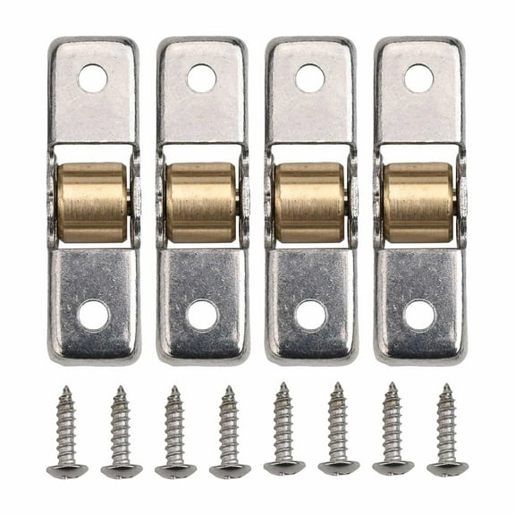 4Pcs Window Pulley Sliding Door Rollers Heavy Silent Bearing Pulley Window Rollers Furniture Hardware Wardrobe Track Wheel