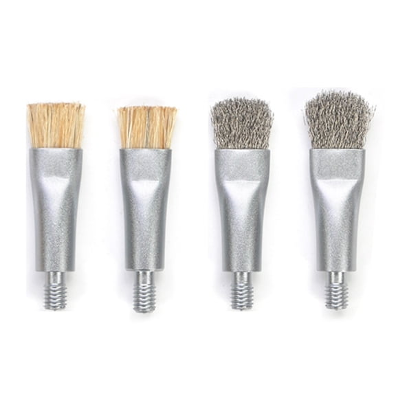 4Pcs Wire Bristles Brushes Replacement Heads for Motherboard IC Glues Removal and Mobile Phone Repair Chip Protective