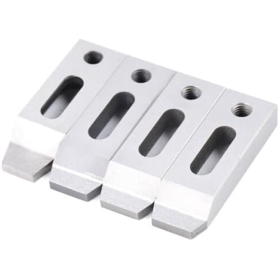4Pcs Wire EDM Stainless Jig Holder, Stainless CNC Wire EDM Stainless Jig Holder Fixture Board Tool For Clamping Leveling 70mm M8 x 1.25 Screw Size