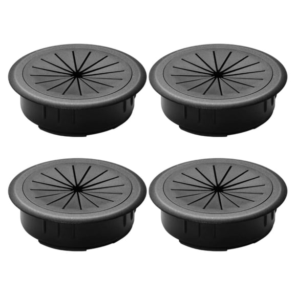4Pcs Wire Hole Covers Grommet Computer Desk Cable Hole Cover Cap Plug Furniture Line Storage Holder Hardware