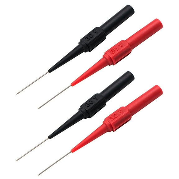 4Pcs Wire Piercing Probe Insulation Back Probes, Probe Non-destructive Pin, Back Probe Kit Automotive for Car