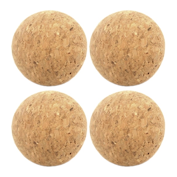 4Pcs Wood Cork Ball 36mm Foosball Ball Table Football Cork Ball for Table Soccer Foosball