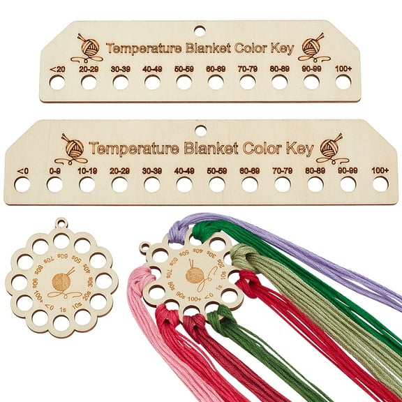 4Pcs Wood Thread Winding Boards Floss Bobbin Thread Organizer Card for Stitch BurlyWood 54x50x3mm for DIY