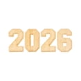 thumbnail image 1 of 4Pcs Wooden Food Tray with 2026 Digital Letter Board Design,12x8 Inch Serving Platter for Fruits,Vegetables,Cupcakes,Cheese,and Party Snacks, 1 of 4