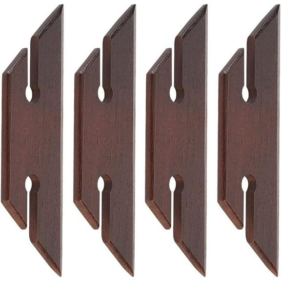 4Pcs Wooden Weaving Shuttle Knitting Handcrafted Weaving Loom Tools Shuttles Beveled Weaving Sticks for Weaving DIY Craft Weaving Accessories 4.7x1.4inch Camel