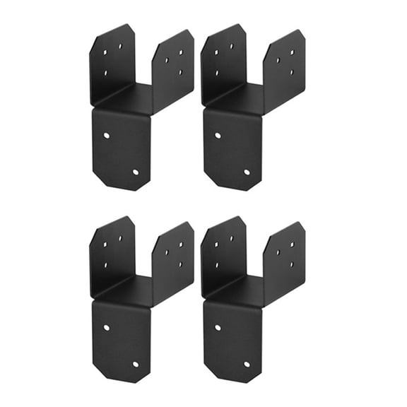 4Pcs Wooden house Hanger Joint Post Caps Replacement Joist Anchors Connector For Light Steel Frame Anchors Connector