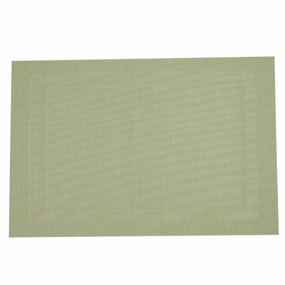 4Pcs Woven Vinyl Placemats Set, Kitchen Mats, Indoor/Outdoor Table Mats, Durable Non Slip Heat Resistant Table Mats, Perfect For Wooden Table, Glass Table And Coffee Table, 17.72 × 11.81 inches