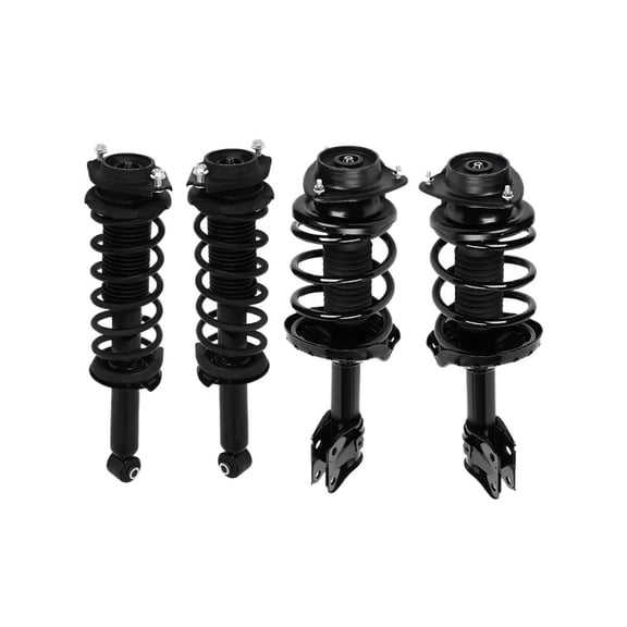 4Pcs for 2009-2010 Subaru Forester AWD  Front and Rear Struts, OE 172678/172679/172695, Steel Material, Complete Set, Shock Absorber