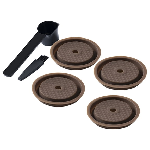 4Pcs for Reusable Pod Lid Refillable Espresso Pods Reusable Silicone Caps