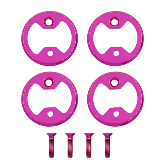 4Pcs/pack Alloy Cycling Mountain Bicycles Pedals and Clamps Bicycles Pedal Plate Bows Bicycles Pedal Replacement Parts