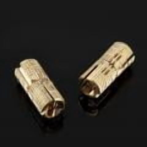 4Pcs/pack Copper Brass Cabinet Gift Box Concealed Barrel Hinge 8mm 180 Opening Angle
