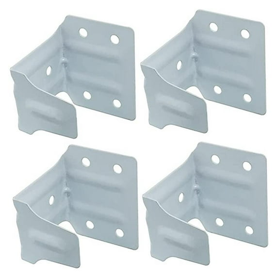 4Pcs s Center Support Bracket Iron for Faux and Wood Horizontal s
