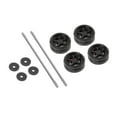 thumbnail image 1 of 4Pcs/set 1:64 Model Modified Tire Diecasts Alloy Wheel Tire Set Rubber Toy Vehicles Model Car Accessories - Multi color, G9, 1 of 7