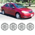 thumbnail image 1 of 4Pcs/set Cover Hubcaps ,15 Inch Hubcaps Wheel Rims Cover for 2005-2008 TOYOTA COROLLA with Decoration Nuts Compatible With Steel Wheels and Snap On Installation PP Material（15-Inch, Lacquer), 1 of 8