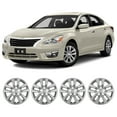 thumbnail image 1 of 4Pcs/set Cover Hubcaps ,16 Inch Hubcaps Wheel Rims Cover for 2013-2018 Nissan Altima Sedan Compatible With Steel Wheels and Snap On Installation ABS+PC Material（16-Inch, Chrome), 1 of 7