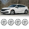 thumbnail image 1 of 4Pcs/set Cover Hubcaps ,16 Inch Hubcaps Wheel Rims Cover for 2016-2024 Honda Civic Compatible With Steel Wheels and Snap On Installation ABS+PC Material（16-Inch, Chrome), 1 of 7