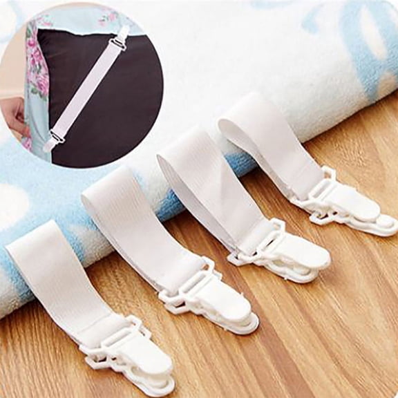4Pcs/set Elastic Bed Sheet Clips Mattress Cover Blankets Sheet Gripp GzMWA
