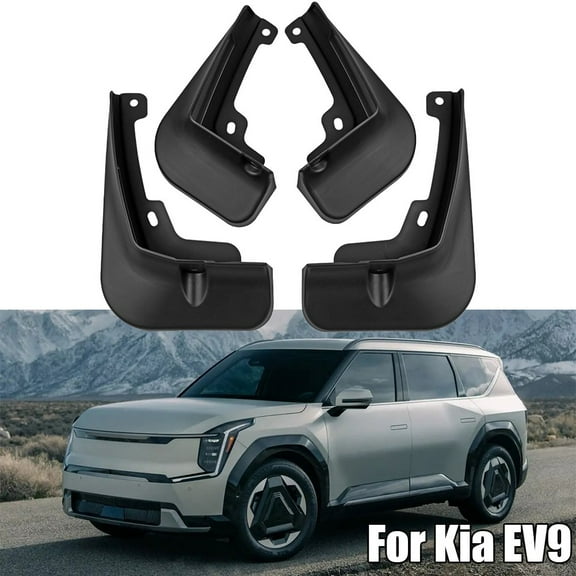 4Pcs/set For KIA EV9 Mudguards Mud Flaps Splash Guards Front Rear Wheels Fender Car Replacment Accessories For Vehicles