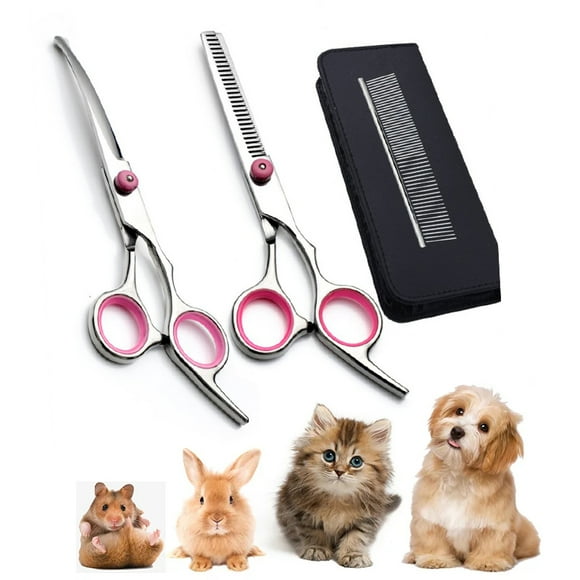 Scissor Cutting Dog Hair
