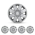 thumbnail image 1 of 4Pcs/set Wheel Rims Cover Hubcaps ,14 Inch Universal Snap On Car Truck SUV Wheel Covers ABS Material （14-Inch, Lacquer), 1 of 7