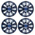 thumbnail image 1 of 4Pcs/set Wheel Rims Cover Hubcaps ,16 Inch Universal Snap On Car Truck SUV Wheel Covers ABS Material （16-Inch, Black&Blue Lacquer), 1 of 7
