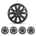 thumbnail image 1 of 4Pcs/set Wheel Rims Cover Hubcaps ,16 Inch Universal Snap On Car Truck SUV Wheel Covers PP Material （16-Inch, Matte Black Painted), 1 of 7