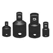 4Piece 1/4" 3/8" 1/2inch Drive Socket Adapter Converter Set Quick Changes Mechanism Enhances Grip For Home Workshop Tool