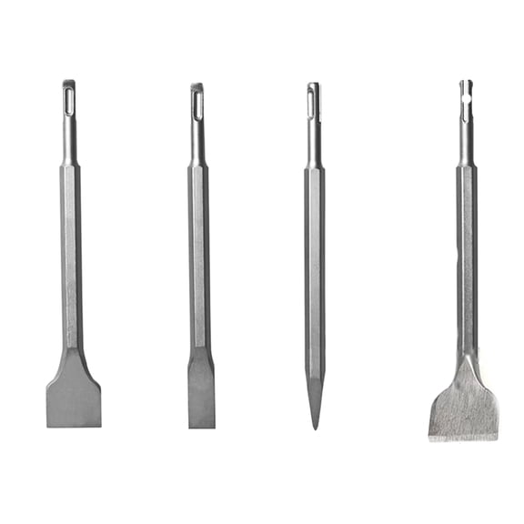 4Piece Multipurpose Chisels Set with Polishing Finish for Enhances Durability and Rust Resistance Easy Handling